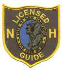 Licensed NH Guide badge